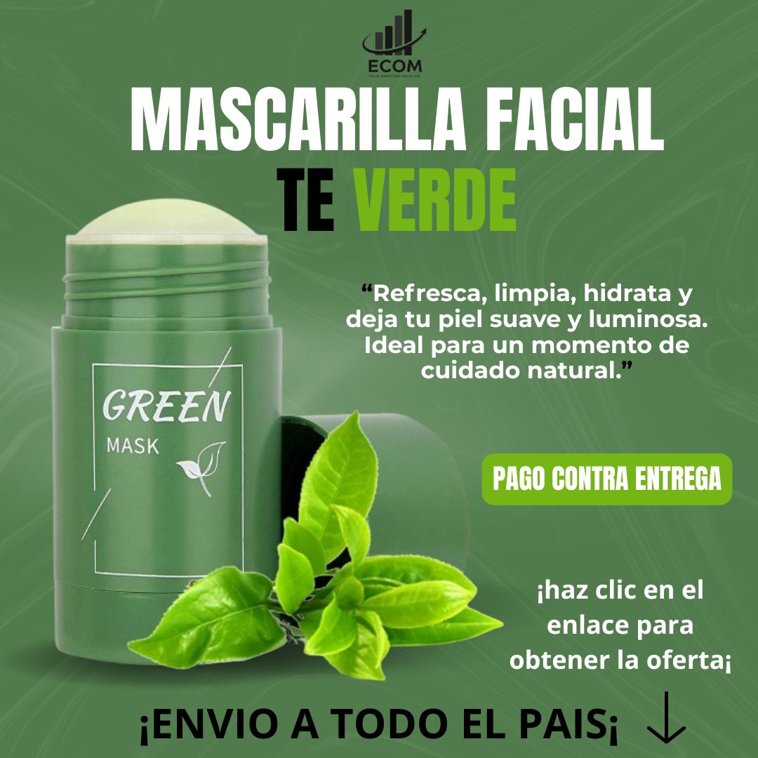 MASCARILLA FACIAL TE VERDE