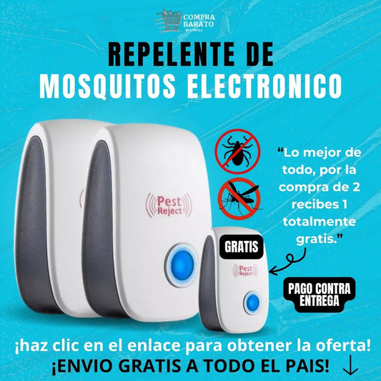 ¡Lleva 2 y te regalamos 1 GRATIS!  Repelente de mosquitos electrónico