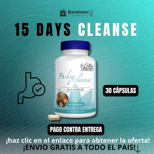 Limpieza de 15 días - Apoyo para el intestino y el colon